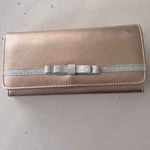 Safe Keeper rosegold clutch purse/wallet